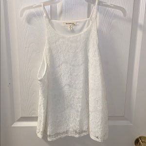 White lace top